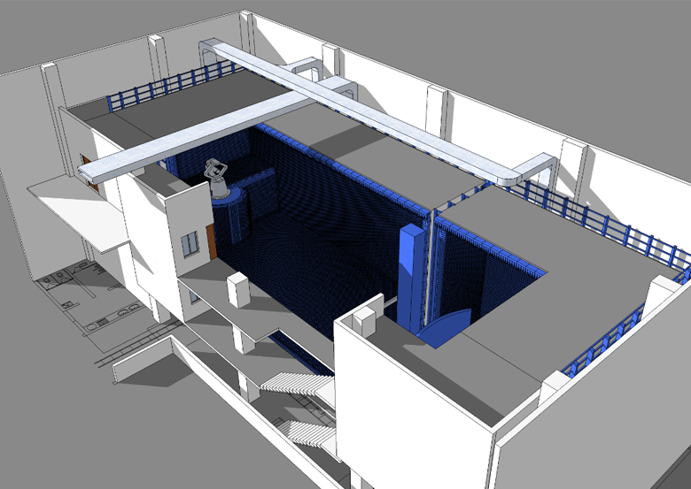 科研批產(chǎn)微波暗室